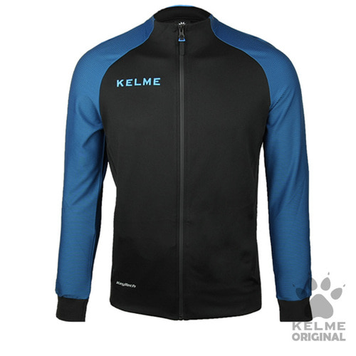 3871300 Training Jacket Black/Neon Blue