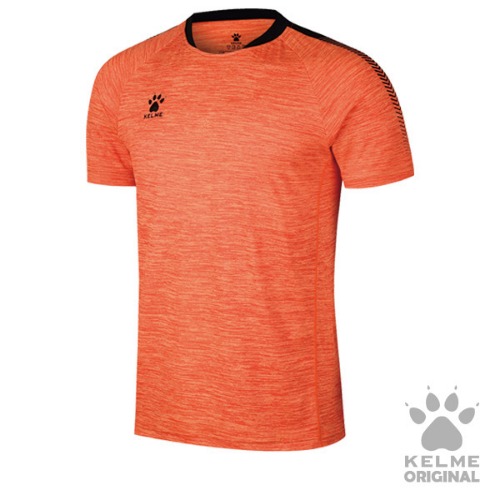 k15z201a Short Sleeve Football Shirt  Neon Orange/Black